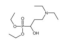 1-diethoxyphosphoryl-3-(diethylamino)propan-1-ol Structure