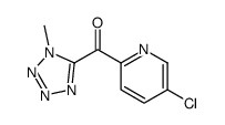 (5-chloropyridin-2-yl)-(1-methyltetrazol-5-yl)methanone结构式