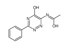 N-(5-oxo-3-phenyl-2H-1,2,4-triazin-6-yl)acetamide结构式