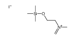 methyl-methylidene-(2-trimethylsilyloxyethyl)azanium,iodide Structure