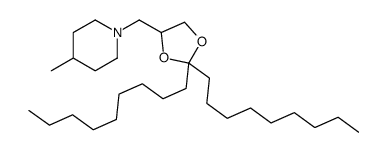 1-[[2,2-di(nonyl)-1,3-dioxolan-4-yl]methyl]-4-methylpiperidine结构式