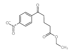 ETHYL 5-(4-NITROPHENYL)-5-OXOVALERATE结构式