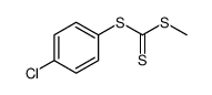 Carbonotrithioic acid, 4-chlorophenyl methyl ester结构式