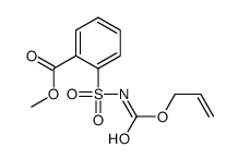 methyl 2-(prop-2-enoxycarbonylsulfamoyl)benzoate结构式