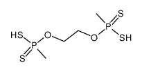 O,O'-ethylene bis(hydrogen methylphosphonodithioate)结构式