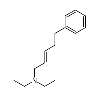 N,N-diethyl-5-phenylpent-2-en-1-amine Structure