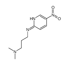 N,N-dimethyl-N'-(5-nitro-2-pyridyl)propane-1,3-diamine结构式