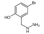 4-bromo-2-(hydrazinylmethyl)phenol结构式