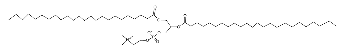 1,2-DILIGNOCEROYL-SN-GLYCERO-3-PHOSPHOCHOLINE structure