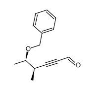 5-benzyloxy-4-methyl-hex-2-ynal结构式