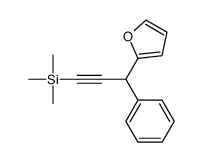 [3-(furan-2-yl)-3-phenylprop-1-ynyl]-trimethylsilane结构式