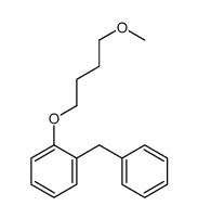 1-benzyl-2-(4-methoxybutoxy)benzene结构式
