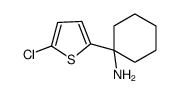 1-(5-Chloro-2-thienyl)cyclohexanamine结构式