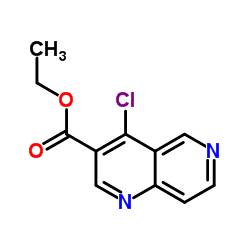 Ethyl 4-chloro-1,6-naphthyridine-3-carboxylate Structure