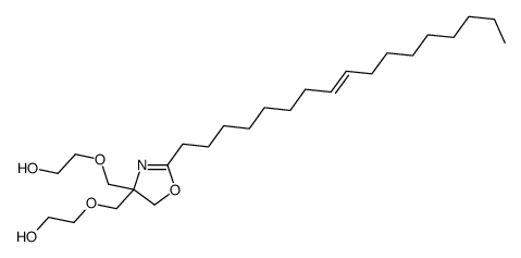 2,2'-[[2-(hepta-8-decenyl)oxazol-4(5H)-ylidene]bis(methyleneoxy)]bisethanol structure