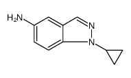 1H-Indazol-5-amine, 1-cyclopropyl结构式