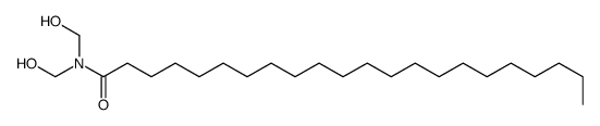 N,N-bis(hydroxymethyl)docosanamide结构式
