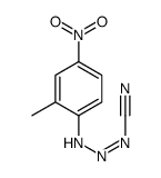 3-(2-methyl-4-nitrophenyl)-1-triazene-1-carbonitrile Structure