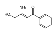 2-buten-1-one-3-amino-4-hydroxy-1-phenyl结构式