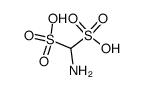 amino-methanedisulfonic acid Structure