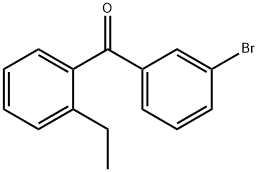 3-Bromo-2'-ethylbenzophenone structure