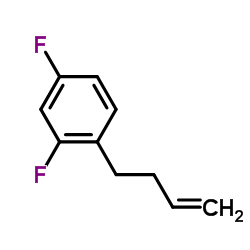 1-(3-Buten-1-yl)-2,4-difluorobenzene Structure