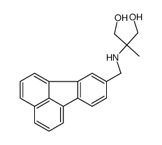 1,3-Propanediol, 2-((8-fluoranthenylmethyl)amino)-2-methyl- structure