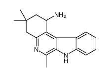 3,3,6-trimethyl-1,2,4,7-tetrahydroindolo[2,3-c]quinolin-1-amine Structure