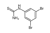 N-[3,5-dibromophenyl]thiourea结构式