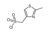 (2-methylthiazol-4-yl)methanesulfonyl chloride Structure