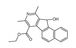 11-hydroxy-8,10-dimethyl-11H-benzo[4,5]indeno[2,1-c]pyridine-7-carboxylic acid ethyl ester Structure