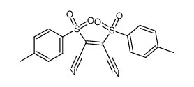 1,2-Bis-(p-toluolsulfonyl)-1,2-dicyan-aethen Structure