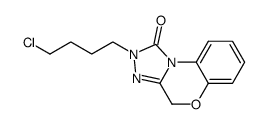 2-(4-chlorobutyl)-2,4-dihydro-1H-[1,2,4]triazolo[3,4-c][1,4]benzoxazin-1-one结构式