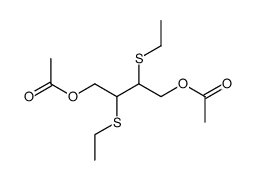 1,4-diacetoxy-2,3-bis-ethylsulfanyl-butane Structure