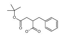 2-benzyl-4-[(2-methylpropan-2-yl)oxy]-4-oxobutanoate Structure