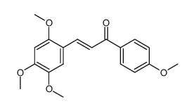 (E)-1-(4-methoxyphenyl)-3-(2,4,5-trimethoxyphenyl)prop-2-en-1-one Structure