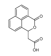 3-Oxo-1H,3H-naphtho<1,8-cd>pyran-1-essigsaeure Structure