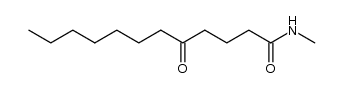 5-oxo-dodecanoic acid methylamide结构式