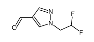 1-(2,2-difluoroethyl)-1H-pyrazole-4-carbaldehyde Structure