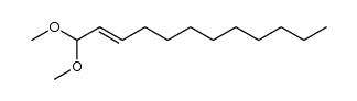 1,1-dimethoxy-dodec-2-ene Structure