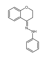 chroman-4-one phenylhydrazone结构式