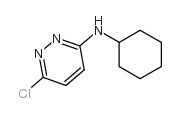 6-Chloro-N-cyclohexylpyridazin-3-amine Structure