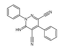 6-imino-1,4-diphenylpyridazine-3,5-dicarbonitrile Structure