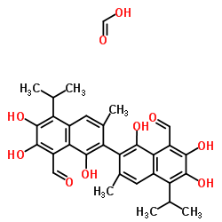 gossypol formic acid structure