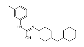 1-[4-(cyclohexylmethyl)cyclohexyl]-3-(3-methylphenyl)urea Structure