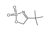 4-tert-butyl-5H-[1,2,3]oxathiazole 2,2-dioxide Structure