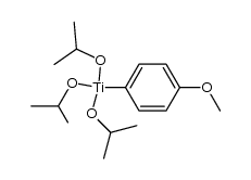 (4-MeOC6H4)Ti(O-i-Pr)3 Structure