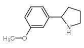 2-(3-methoxyphenyl)pyrrolidine structure