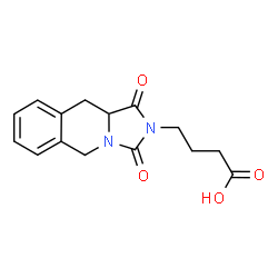 4-(1,3-Dioxo-1,5,10,10a-tetrahydro-imidazo[1,5-b]isoquinolin-2-yl)-butyric acid Structure