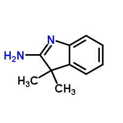 3,3-Dimethyl-3H-indol-2-amine结构式